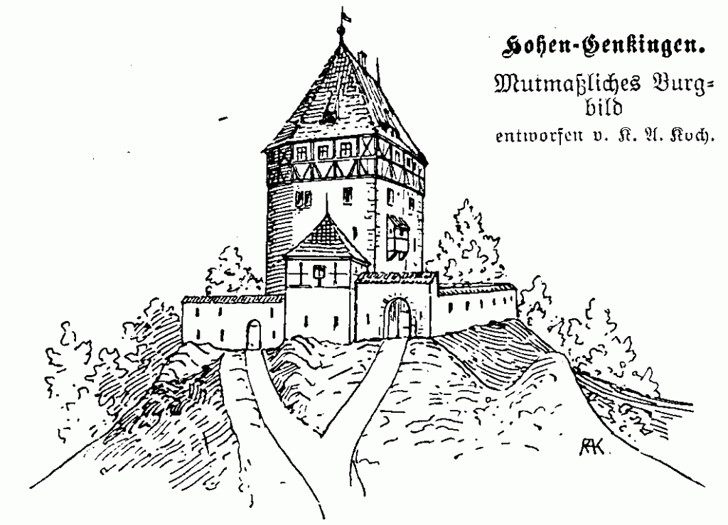 Hohen-Genkingen Mutmaßliches Burgbild